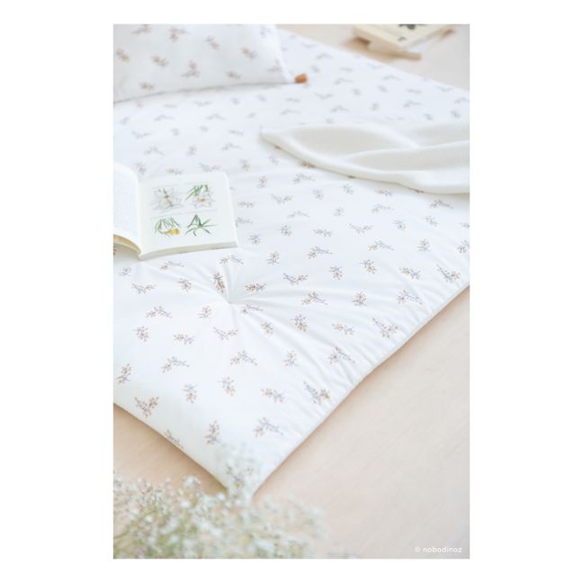 Eden Flore Organic Cotton Quilt Futon | Cream