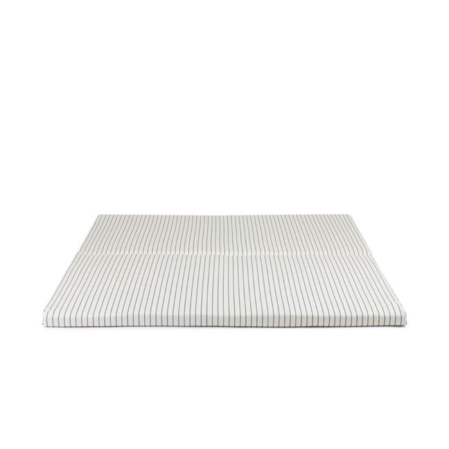 Matelas de sol pliable Bebop en coton bio | Bleu