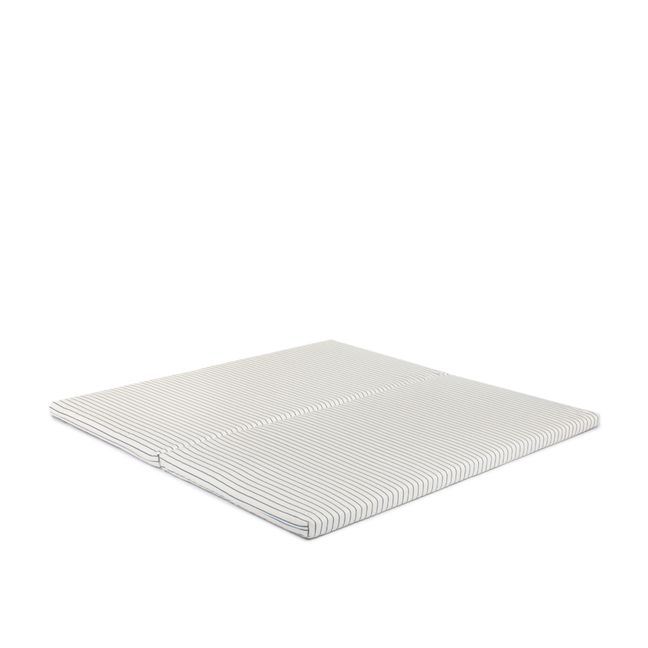 Matelas de sol pliable Bebop en coton bio | Bleu