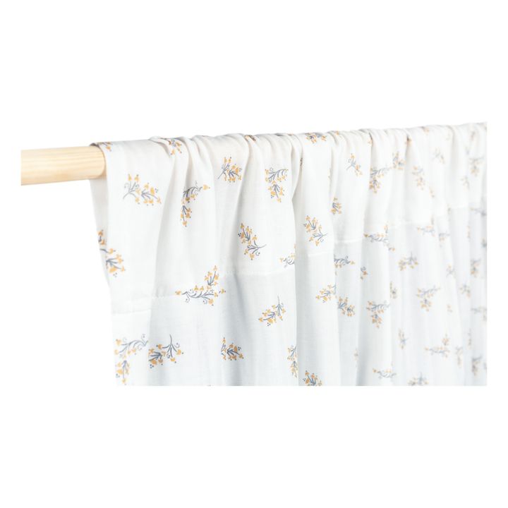 Utopia Flore Organic Cotton Curtains Cream- Product image n°2