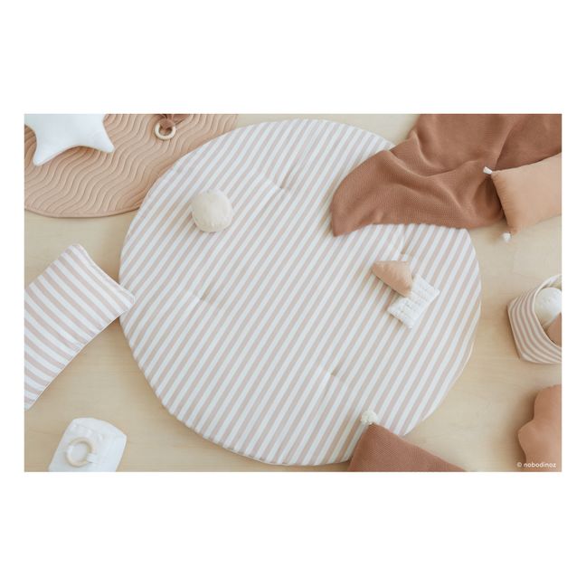 Spielteppich Fluffy aus Bio-Baumwolle | Nude