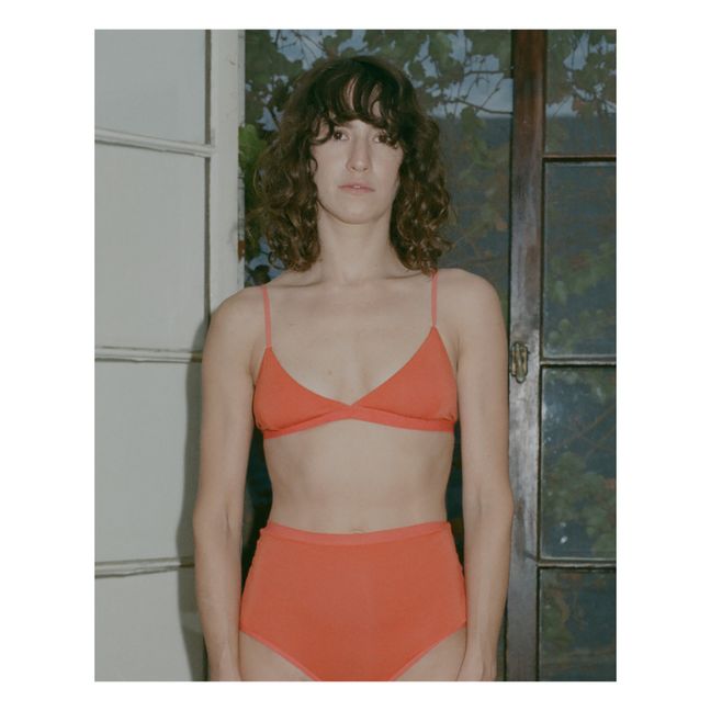Mississippi Bamboo Jersey Bra Coral