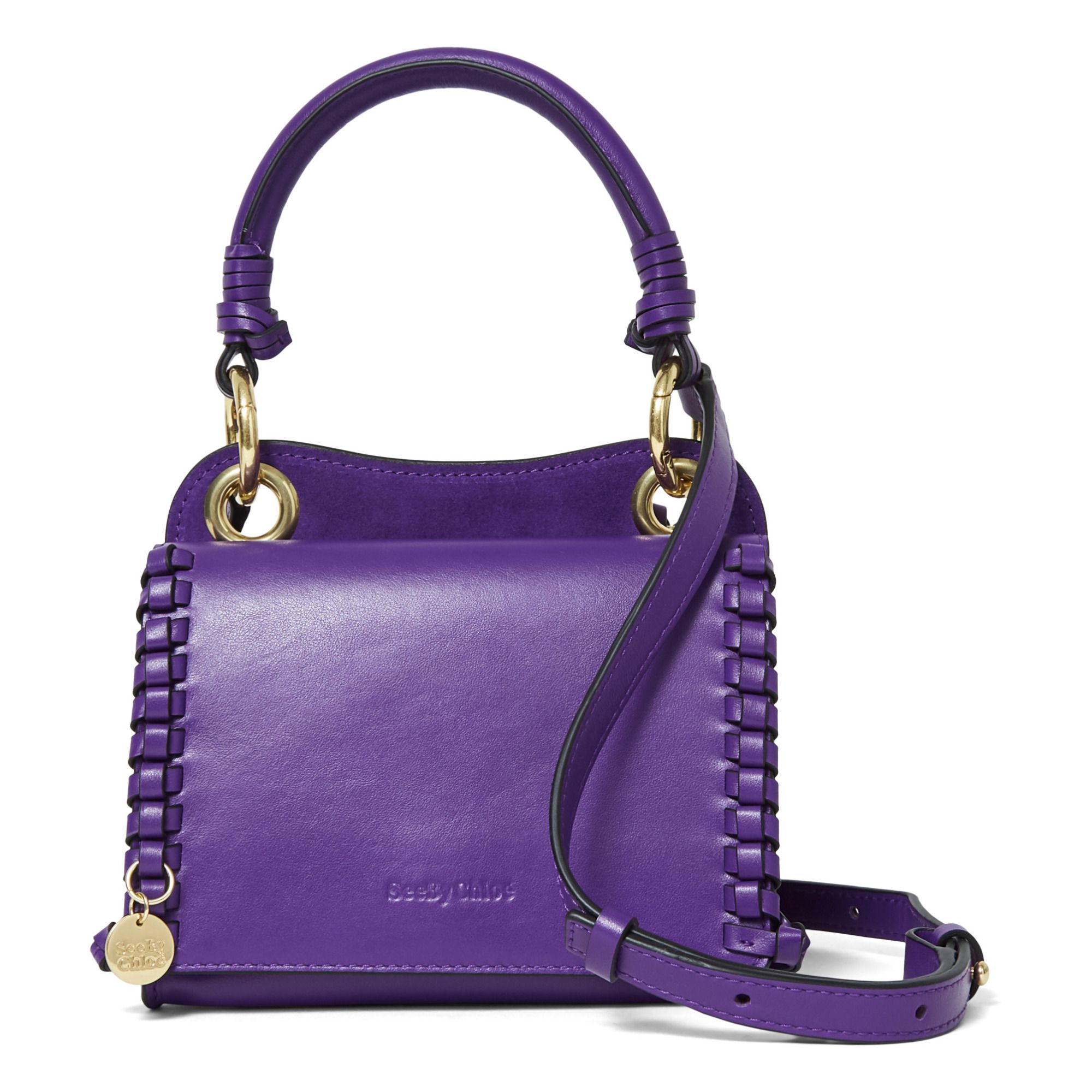 purple chloe bag