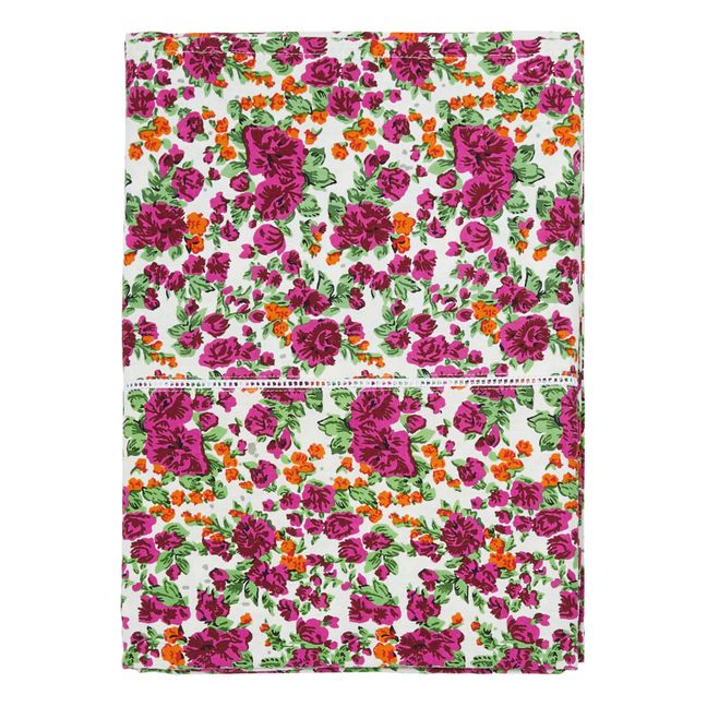 Crawford Flowers Cotton Tablecloth | Rosa