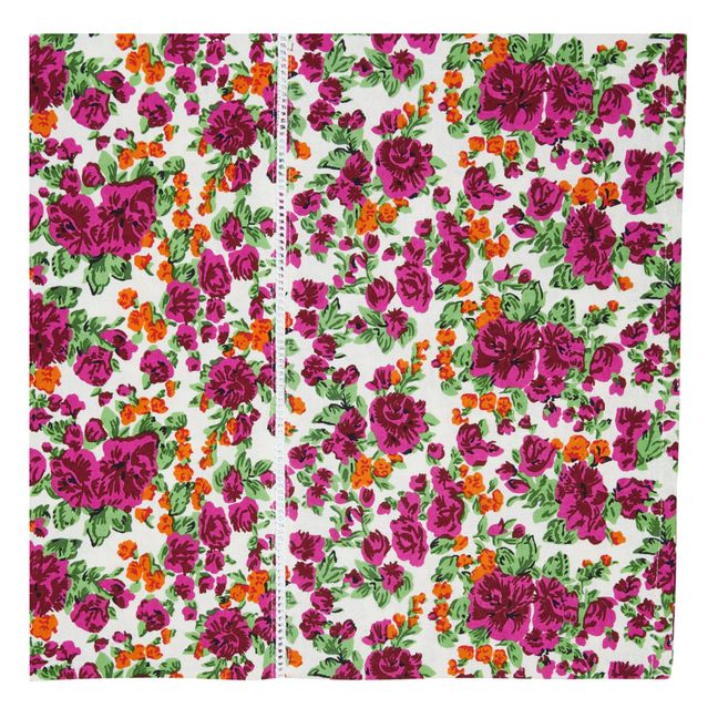 Mantel de algodón Flores Crawford | Rosa