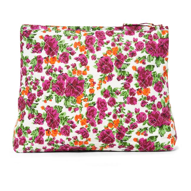 Crawford Flowers Cotton Toiletry Bag | Pink
