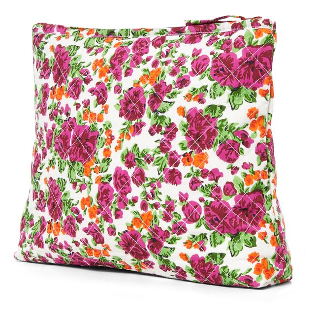 Crawford Flowers Cotton Toiletry Bag Pink