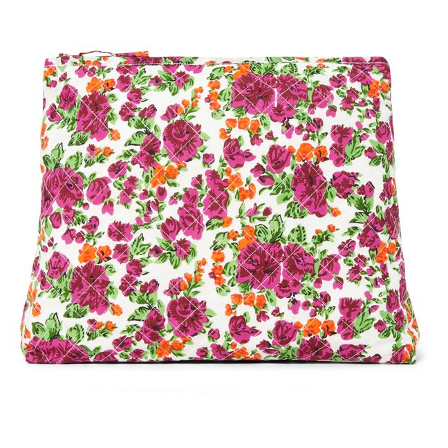 Crawford Flowers Cotton Toiletry Bag Rosa