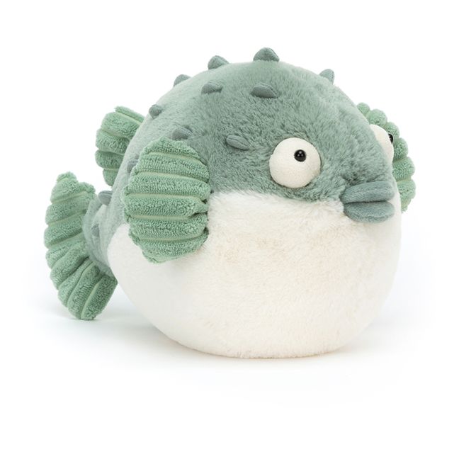 Soft Toy Puffer Fish | Green