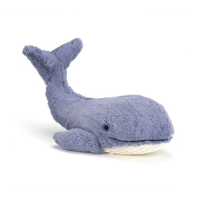 Peluche baleine Wilbur Bleu