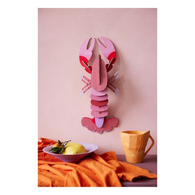 Decorazione da parete, modello: Aragosta Deluxe | Rosa