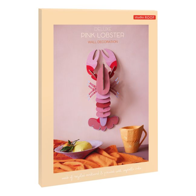 Deluxe Lobster Wall Decoration Rosa