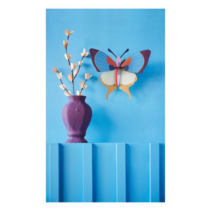Fringe Butterfly Wall Decoration Plum- Product image n°1