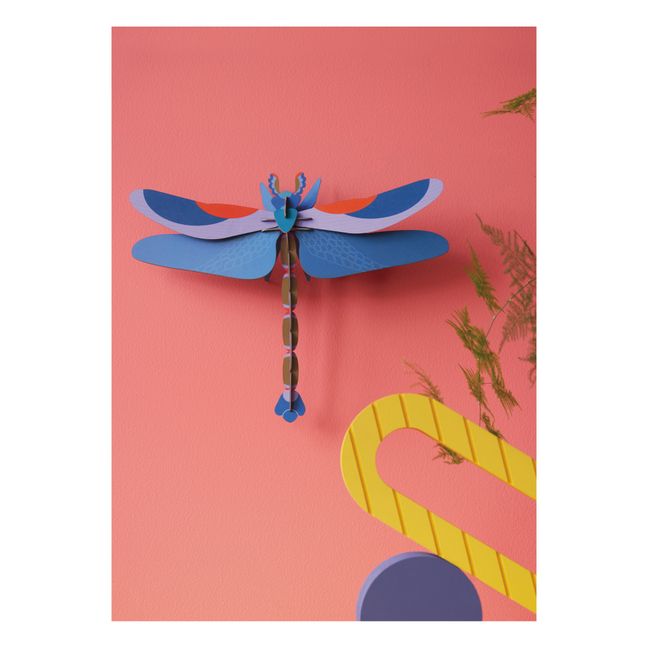 Wanddekoration Libelle | Blau