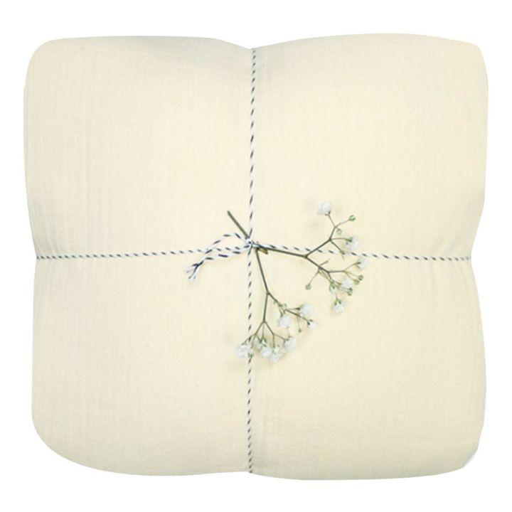 Organic Cotton Muslin Bedding Set | Vanilla- Product image n°0