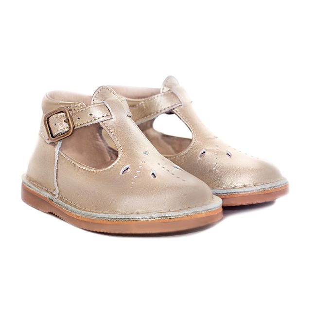 Mid Openwork Mary Janes | Bronzo
