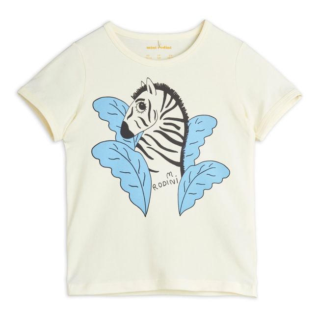 Camiseta de algodón orgánico Zebra | Crudo