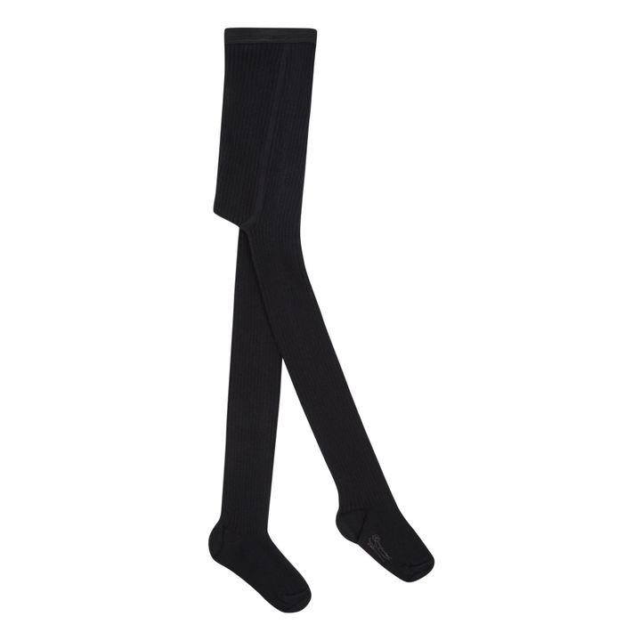 Collant Côtelé | Noir- Image produit n°0