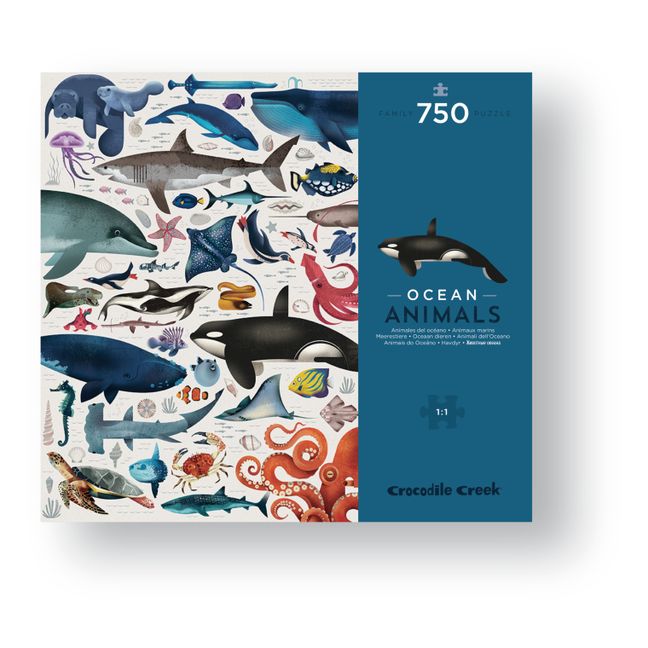 Puzzle Le monde des animaux marins - 750 pièces