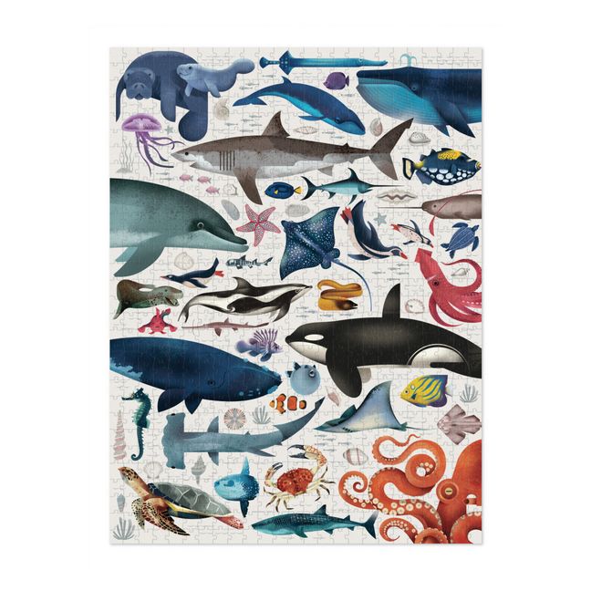 Puzzle Le monde des animaux marins - 750 pièces