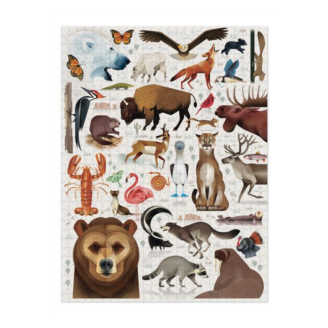 The World of North American Animals Puzzle - 750 Pieces