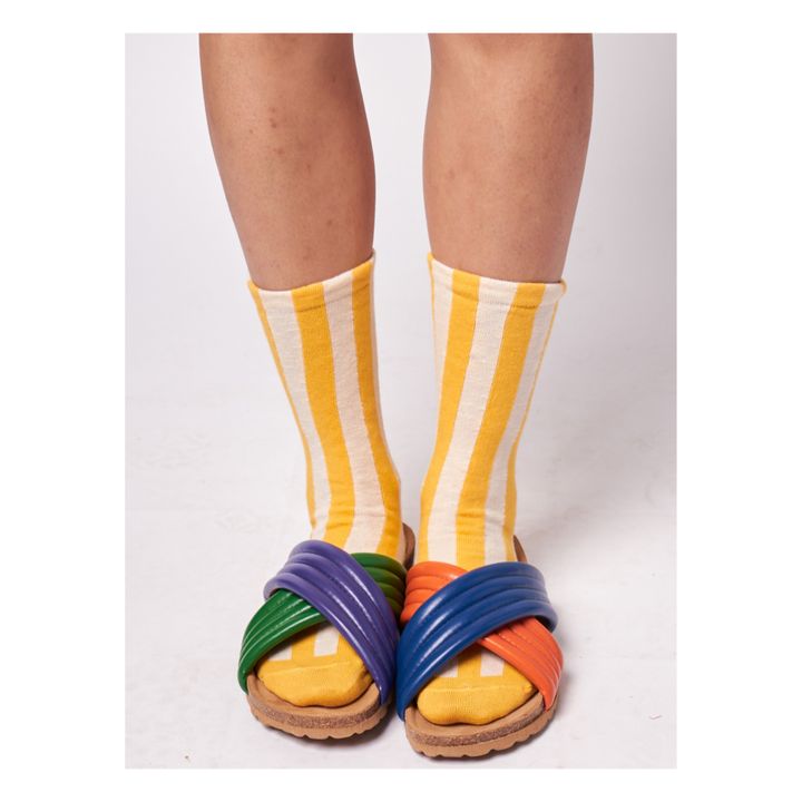 Sandalen gekreutzt - Damenkollektion - Natur- Produktbild Nr. 2