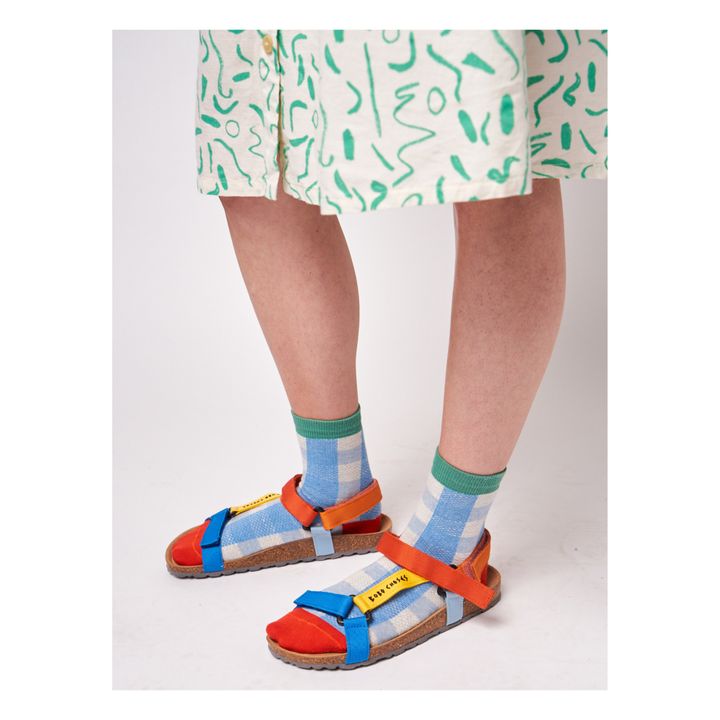 Sandalen mit Straps - Damenkollektion - Natur- Produktbild Nr. 1