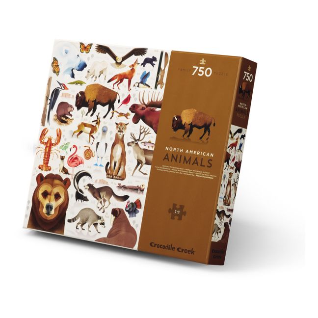 Puzle El mundo de los animales de América del Norte - 750 piezas