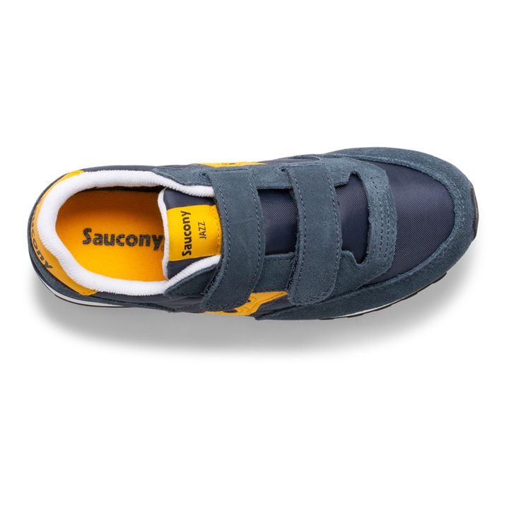 Jazz Double Velcro Sneakers | Blu marino- Immagine del prodotto n°1