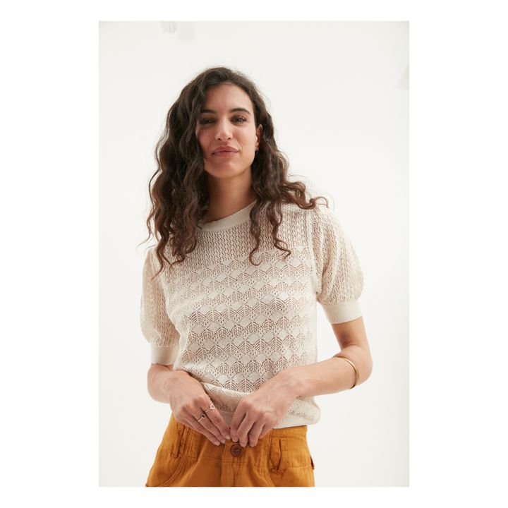 Tinsels - Travis Lace Knit Jumper - Ecru | Smallable