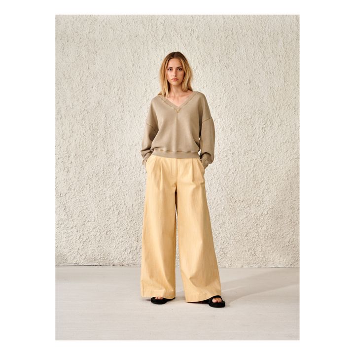 Fellow Sweatshirt - Women’s Collection - Khaki- Product image n°1