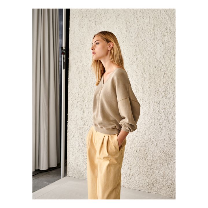 Fellow Sweatshirt - Women’s Collection - Khaki- Product image n°4