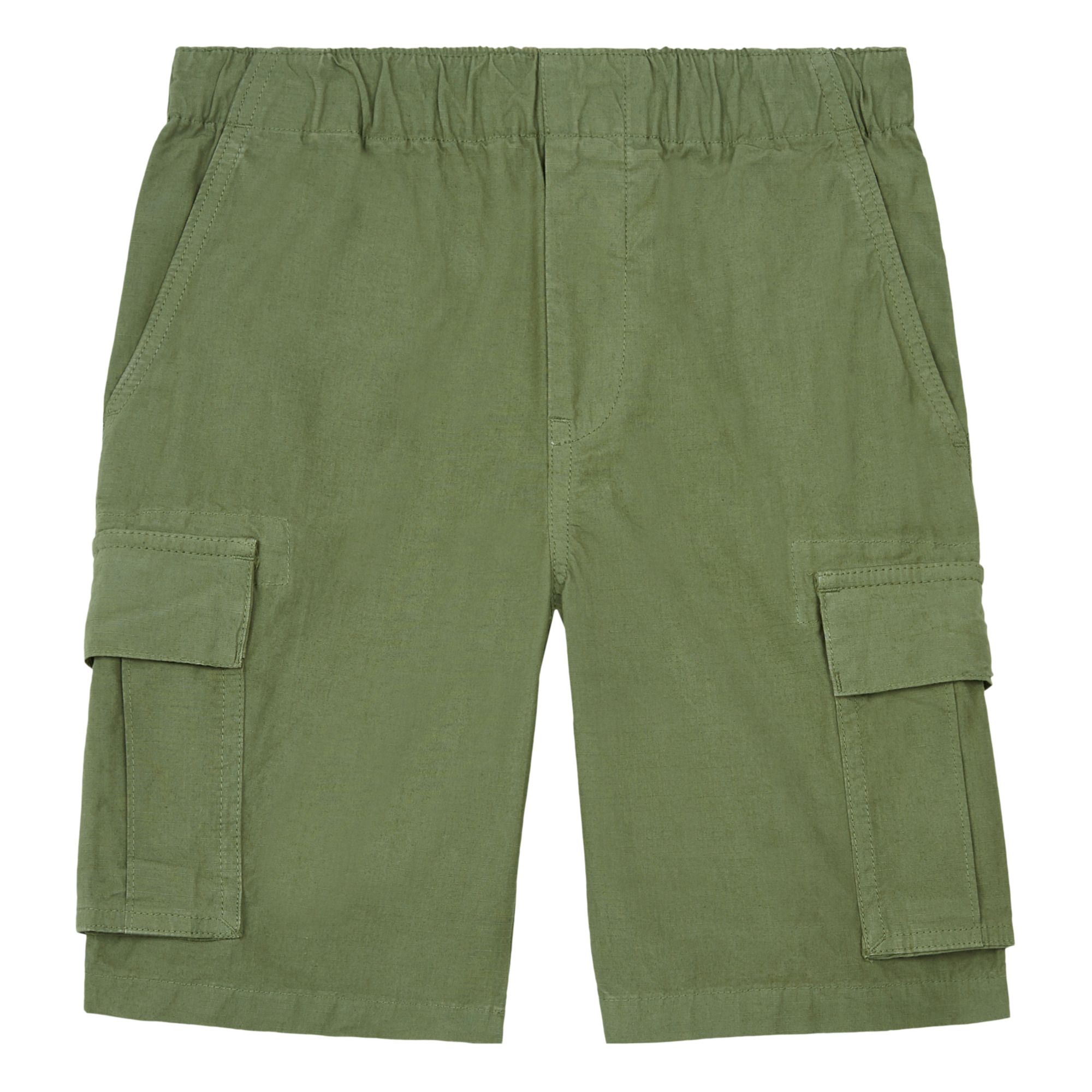 Pantaloncini Cargo Paz Verde militare Bellerose Moda Teenager, Bambino