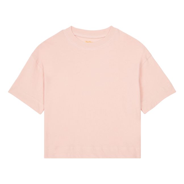 Wave T-shirt Pale pink
