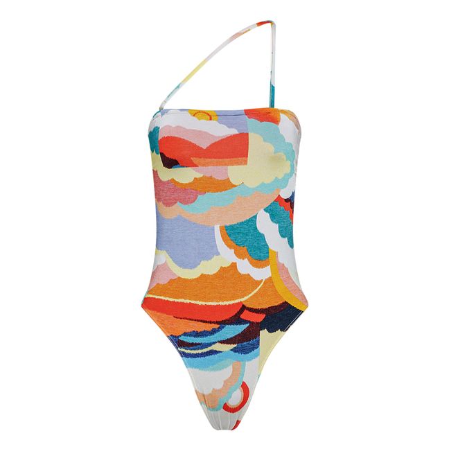 “Up Above in the Sky” Swimsuit Azul