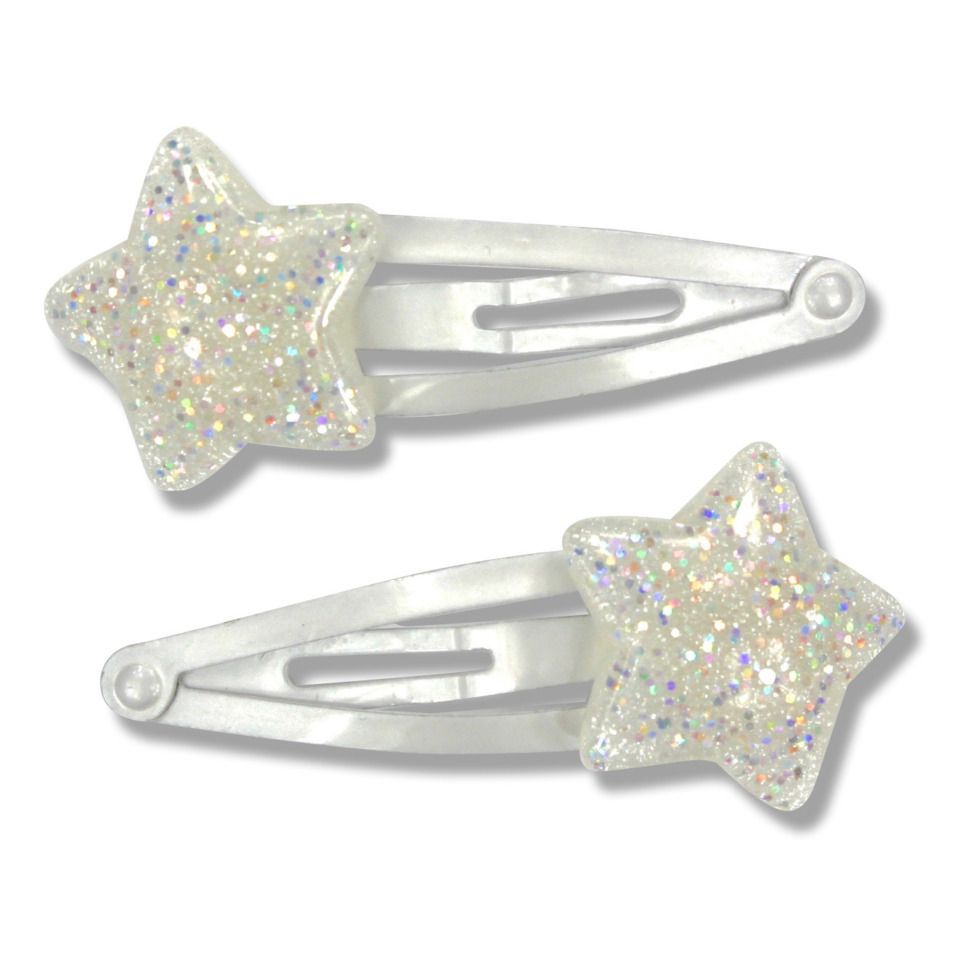 Star Hair Clips White Milk x Soda Fashion Children