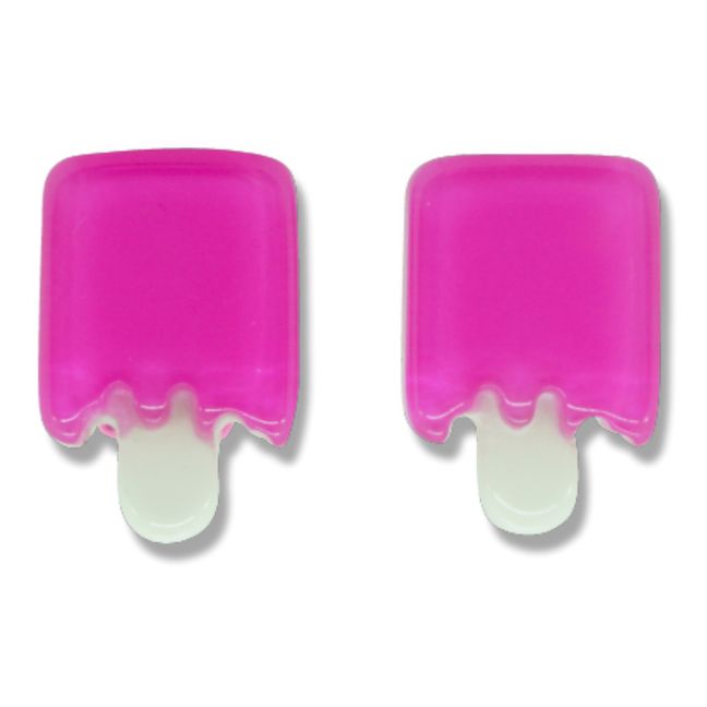 Ice Cream Earrings Pink