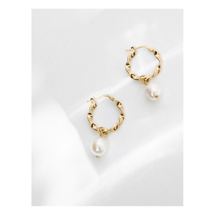 Suzanne - Hoop earrings | Gold- Product image n°1