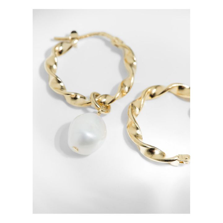 Suzanne - Hoop earrings | Gold- Product image n°2