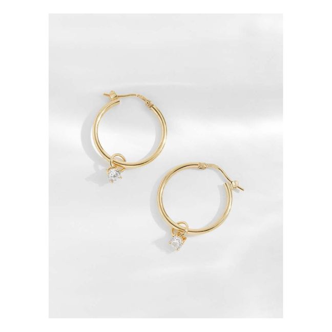 Gloria - Hoop Earrings | Gold