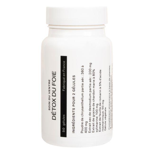 Detox Foie Complément alimentaire - 50 gélules 