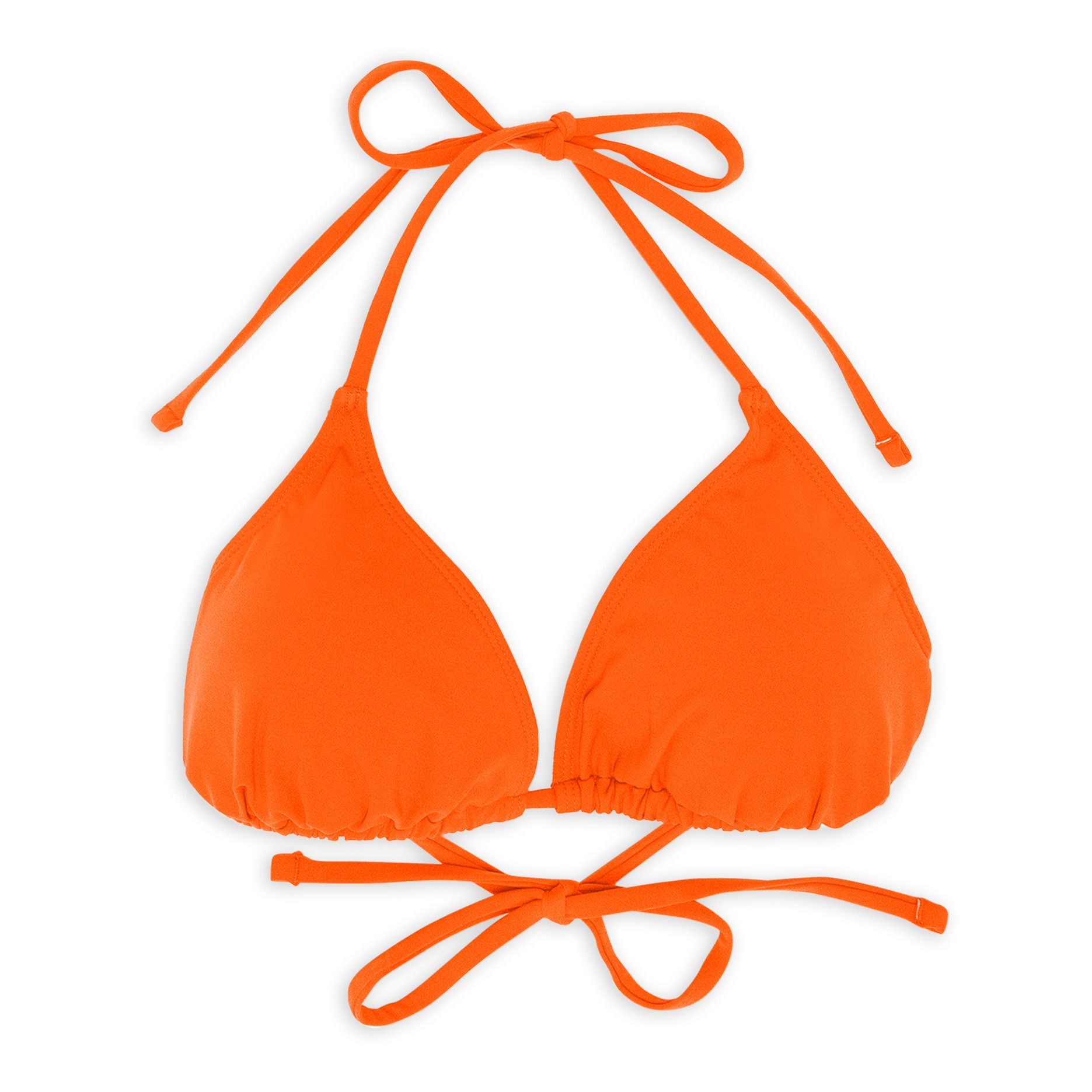 Miska Paris - Triangle Bikini Top - Orange | Smallable