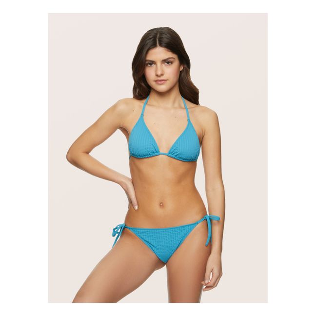 Haut de Maillot de Bain Triangle | Bleu