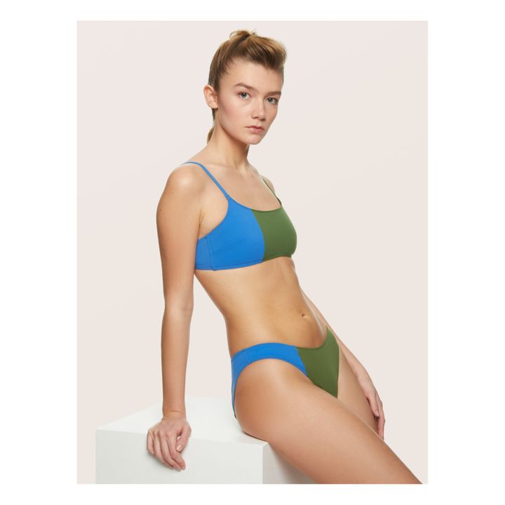 Bralette Badeanzug-Oberteil Zweifarbig | Khaki- Produktbild Nr. 2