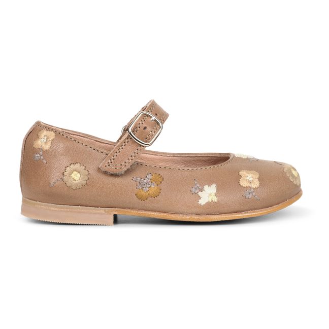  Embroidered Mary Janes - Uniqua Capsule Collection Naturale
