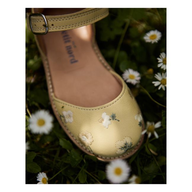 Ladida Embroidered Sandals - Uniqua Capsule Collection Giallo