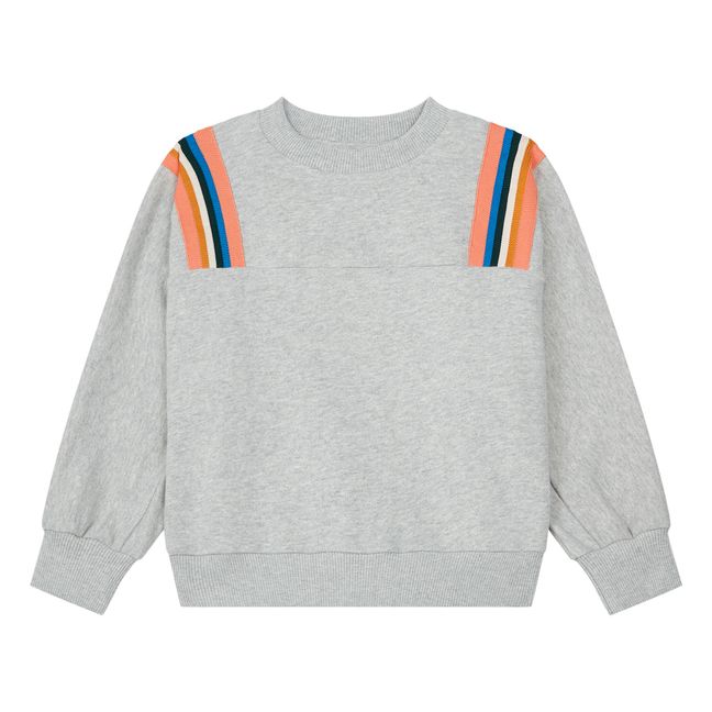 Organic Cotton Cut-Out Sweatshirt Light eather grey