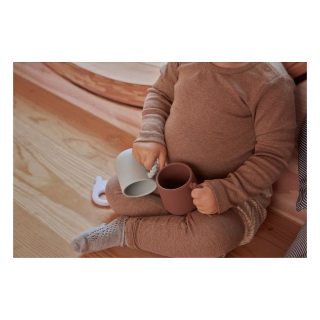 Tasses en silicone - Set de 2 | Chocolat