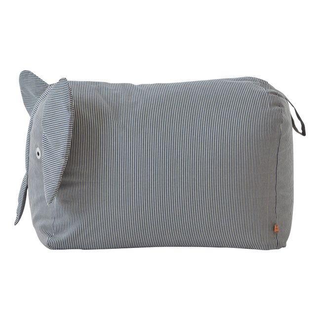 Pouf Erik l'élephant | Bleu