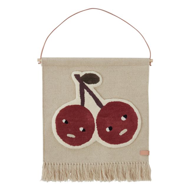 Cherry Wall Rug Red